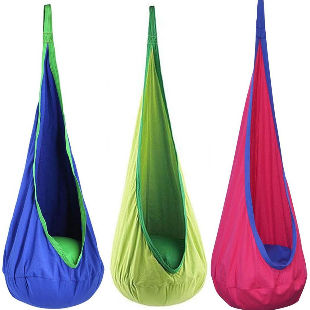Outdoor Furniture Kids - Kursi gantung anak-anak, kain parasut portabel