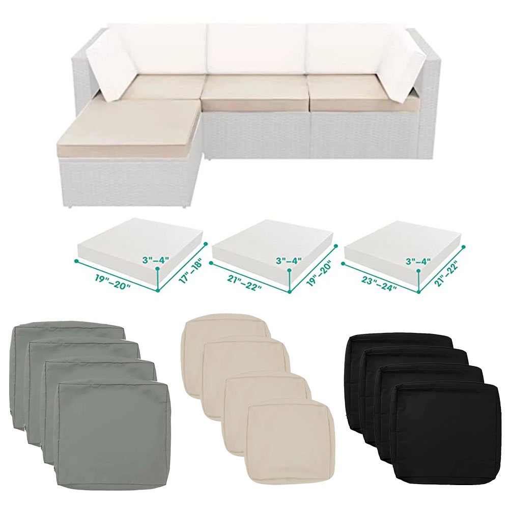 Outdoor Furniture Set Sale - 1-4 Set Bantal Sofa Luar Ruangan,