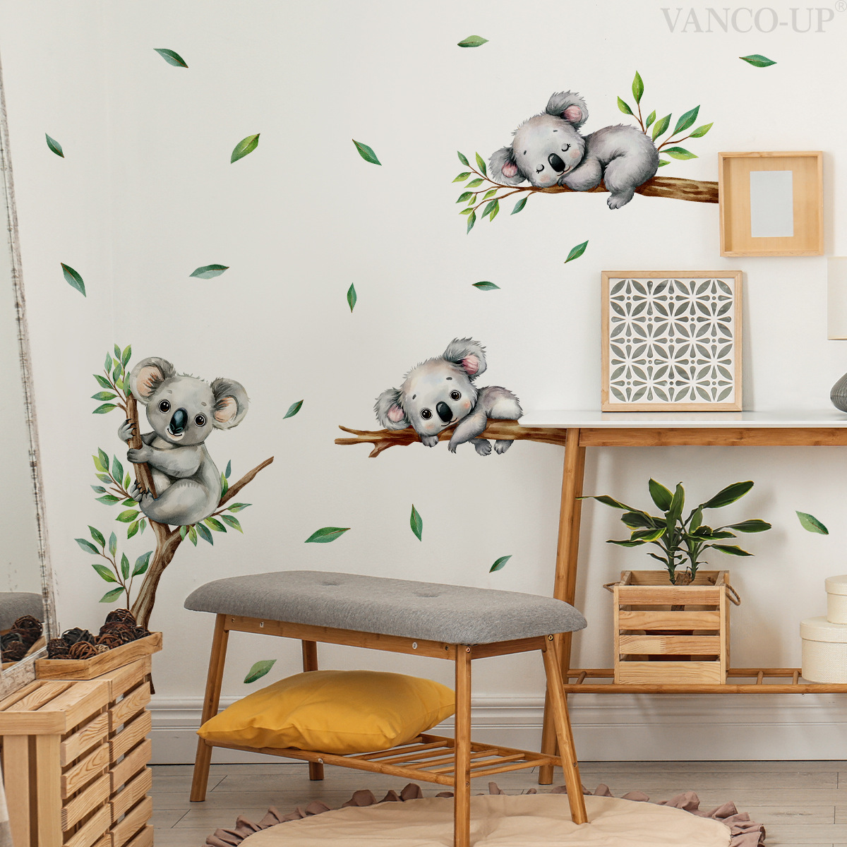 Outdoor Furniture Kids - Stiker Dinding Cabang Pohon Memanjat Koala