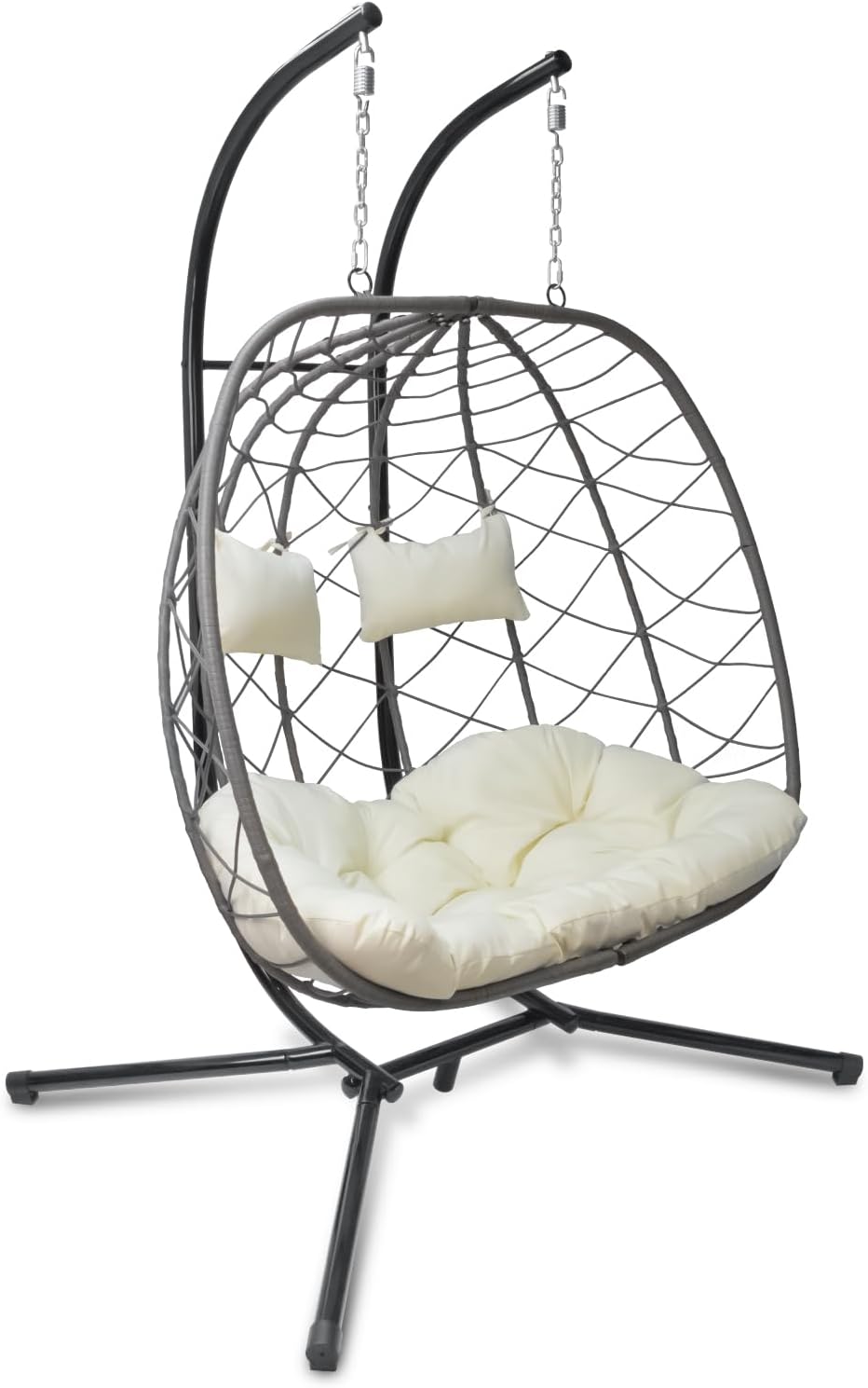Hanging Egg Chair - Kursi Ayun Telur dengan Penyangga, Kursi