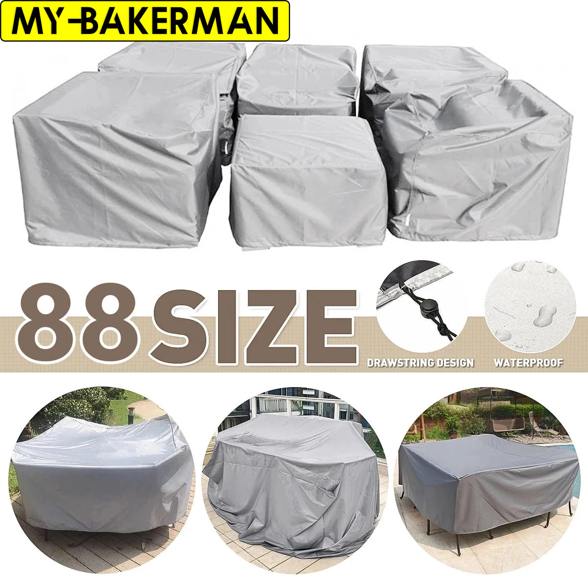 Outdoor Furniture Set Sale - Penutup Furnitur Teras Tahan Air, Penutup