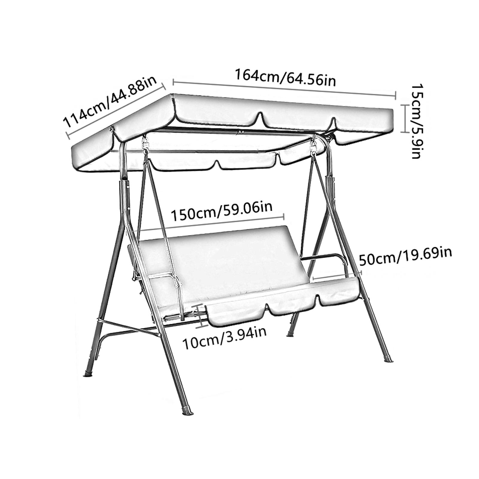 Pengganti Kanopi Ayunan Teras, - Outdoor Furniture Paint ulasan dan harga