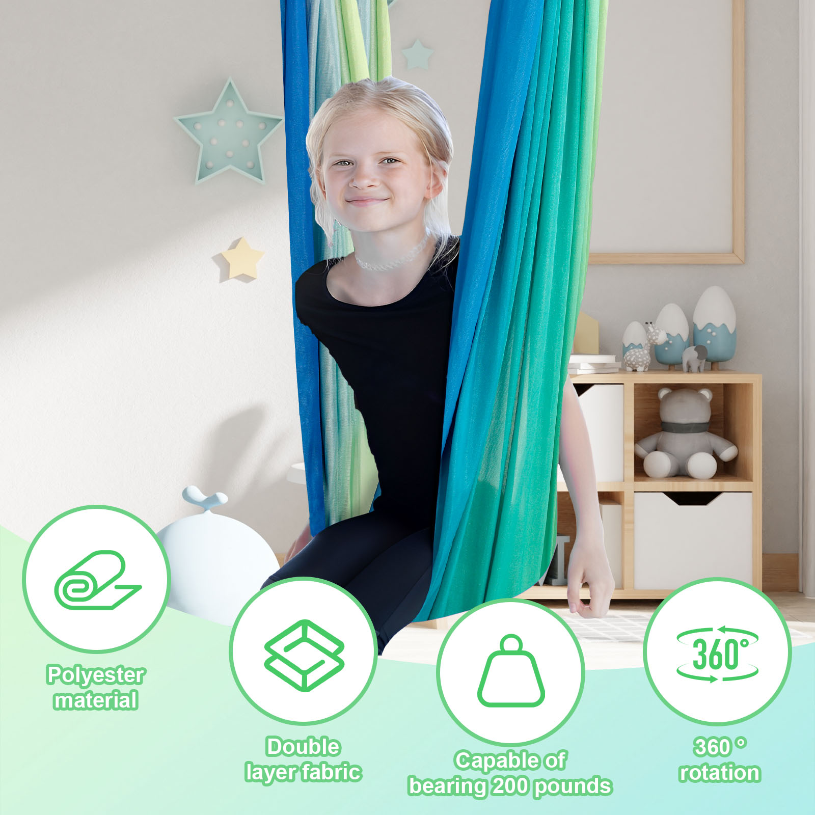Ayunan Sensorik Anak Ayunan Pe - Outdoor Furniture Kids ulasan dan harga