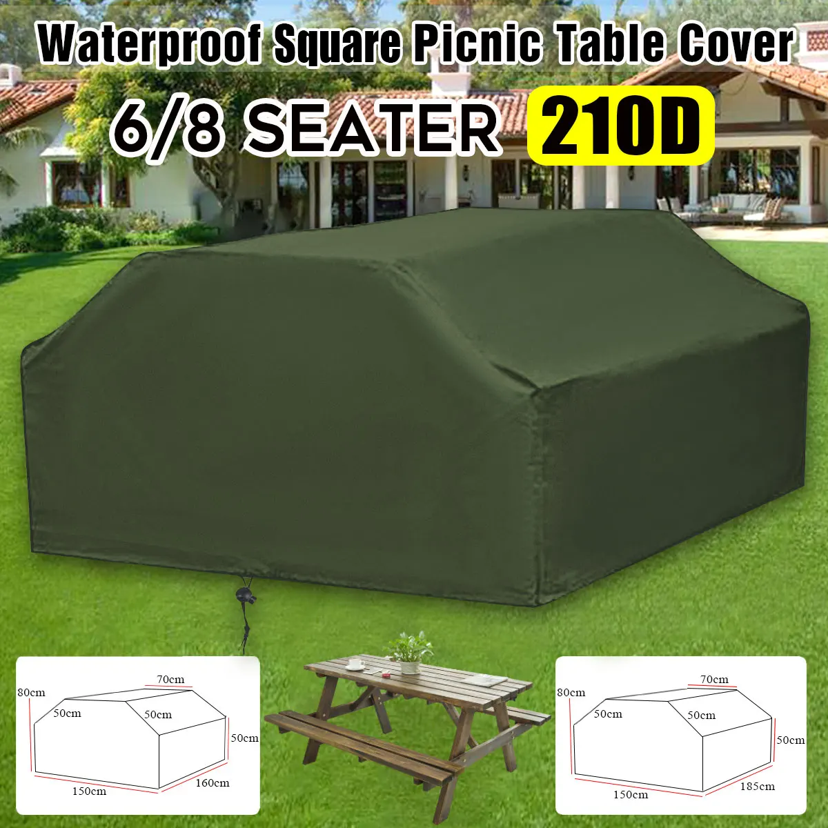 210D untuk 6/8 tempat duduk pi - Outdoor Furniture Paint ulasan dan harga