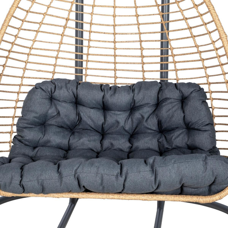 Kursi Gantung Mewah 2-Dudukan  - Hanging Egg Chair ulasan dan harga