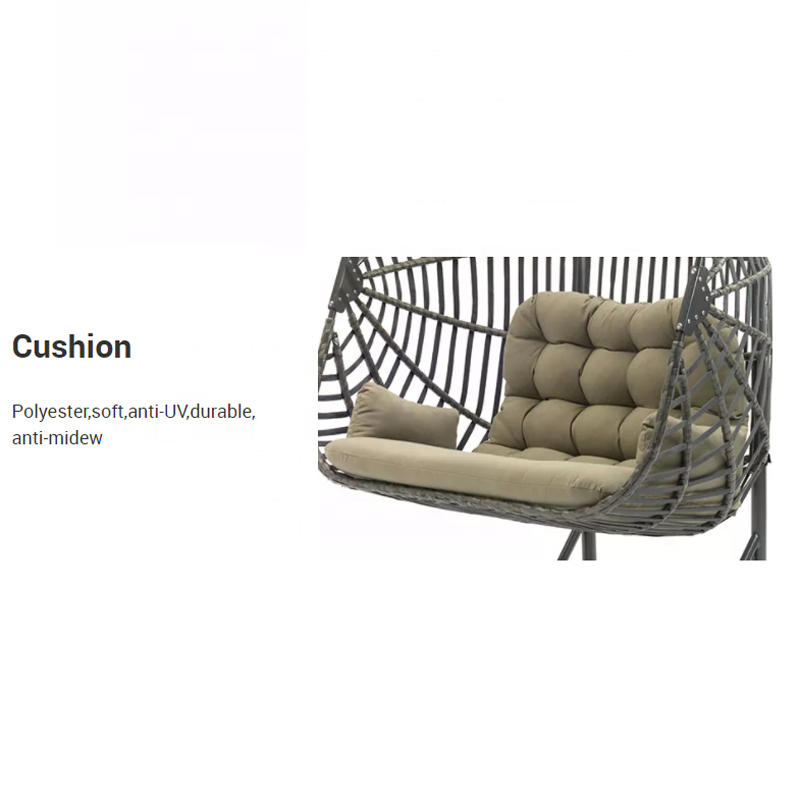 Kursi Gantung Mewah 2-Dudukan  - Hanging Egg Chair ulasan dan harga